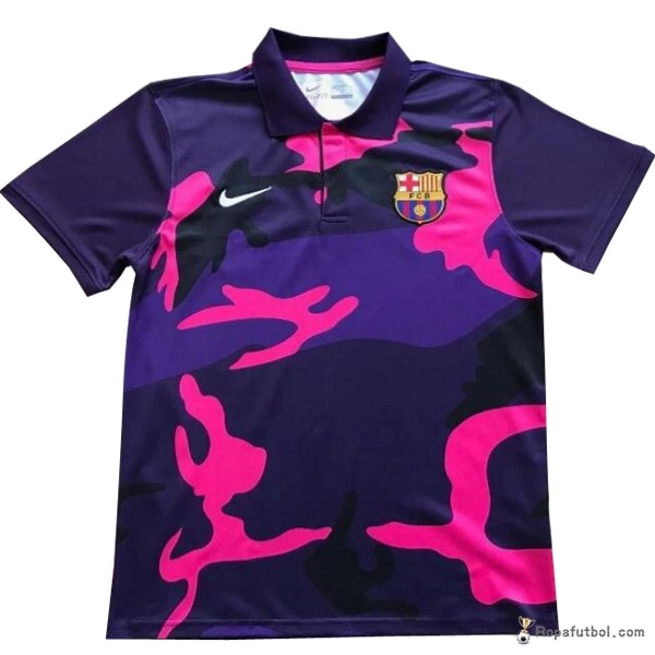 Polo Barcelona 2016/17 Azul Rosa